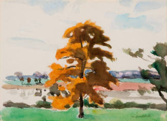 Fairfield Porter, Autumn Tree, circa 1964