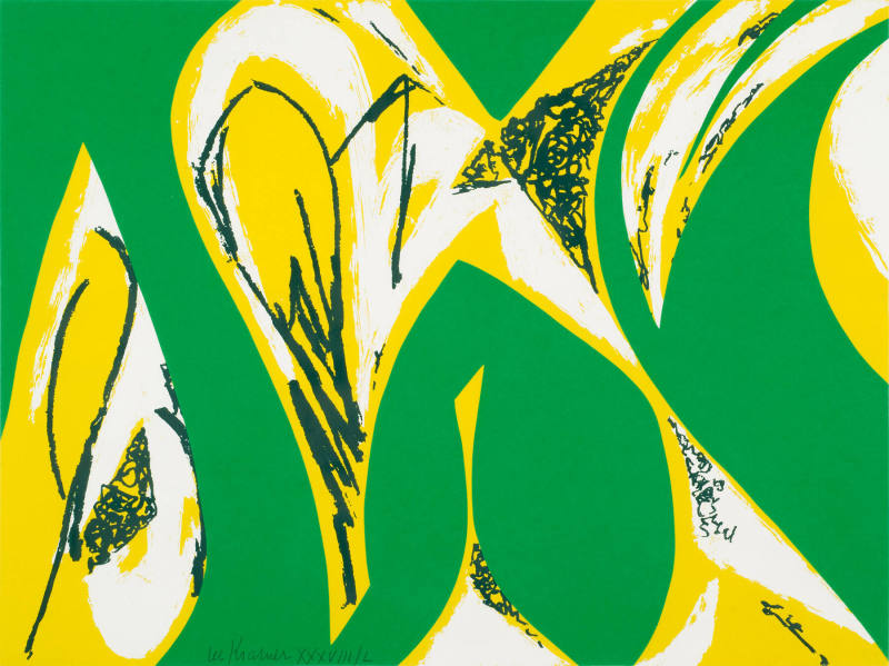 Lee Krasner, Free Space (deluxe edition), edition 38/50, 1975