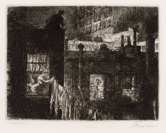 John Sloan, Night Windows, 1910