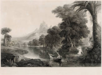 James Smillie, after Thomas Cole, Voyage of Life: Youth, 1853-1856