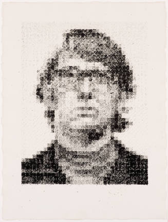 Chuck Close, Keith/Ink Stick, 1979