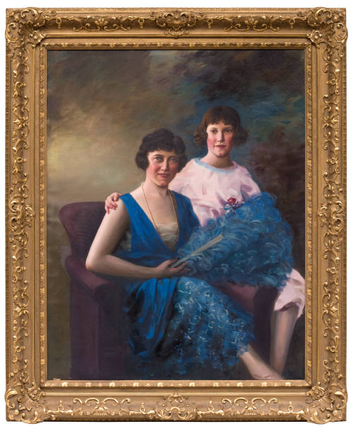 Boris Gordon, Portrait of Mrs. R.J. Reynolds and Mary Reynolds, 1920