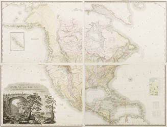 Henry Tanner, Map of North America, 1822