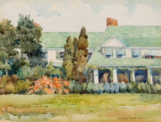 Margaret Graham, South Façade of Reynolda House, 1922