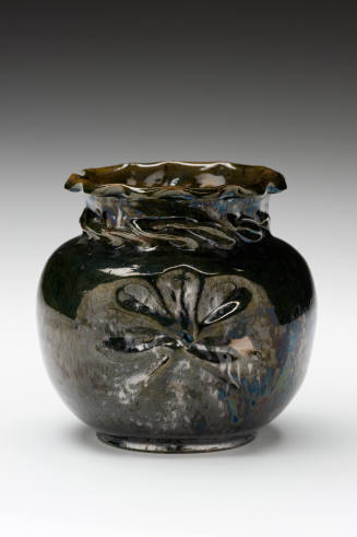 George Ohr, Vase, circa 1900