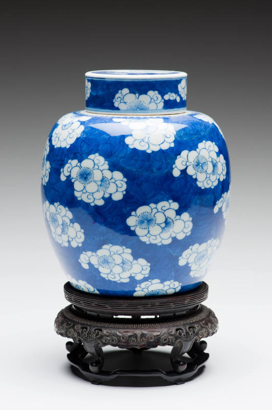 Jar with Lid and Stand, circa 1700