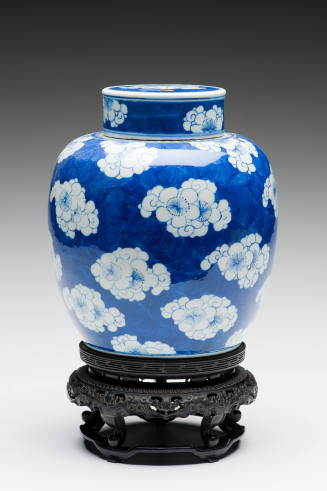 Jar with Lid and Stand, circa 1700