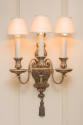 Edward F. Caldwell & Company, Silvered Wall Bracket with Three Lights, circa 1917