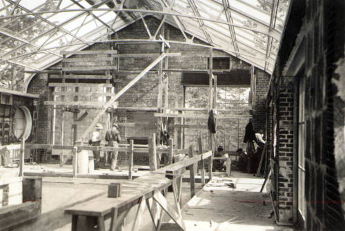 Indoor Swimming Pool during construction