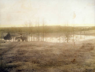 Lake Katharine and Boat House during estate construction