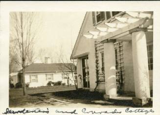 Two cottages in Reynolda Village, 1922