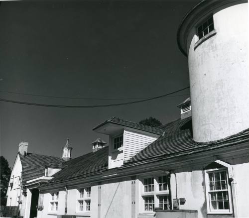 Roof line of Reynolda's Dairy Barn, n.d.