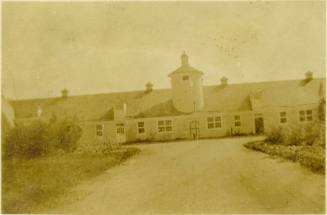 Reynolda Barn as Viewed from Center Drive, circa 1917