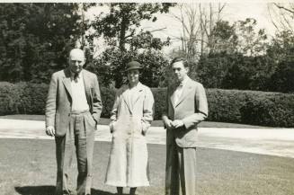 Charlie Babcock, Sr. with the Clevingers, 1935