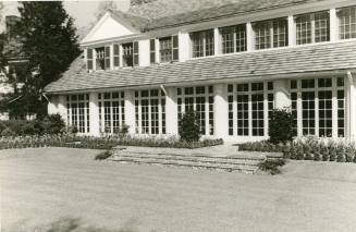 Forecourt Garden and Front of Reynolda House, 1938