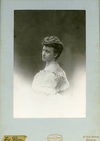 Katharine Reynolds honeymoon portrait, 1905