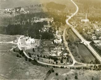Aerial View of Reynolda Village West, circa 1927