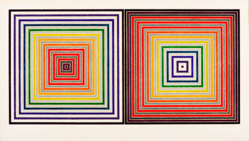 Frank Stella, Double Gray Scramble, 1973