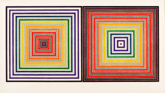 Frank Stella, Double Gray Scramble, 1973
