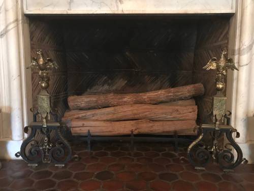 Andirons with Log rest