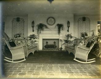 Lake Porch interior with furnishings