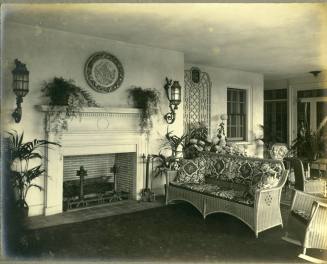 Lake Porch interior with furnishings