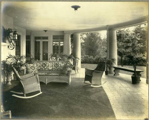 Lake Porch interior, facing Lake Breakfast Porch