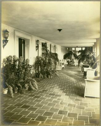 Sun Porch interior, circa 1920