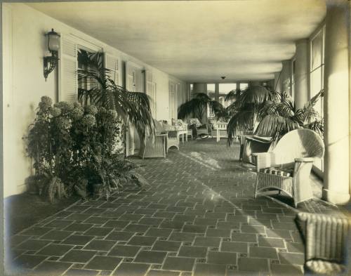 Sun Porch interior, circa 1920