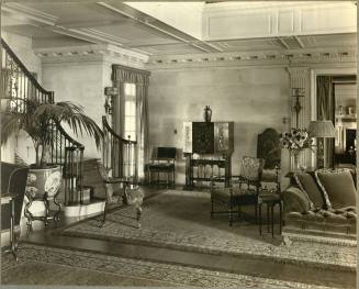 Reception Hall, facing Northeast corner, Circa 1920