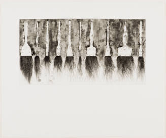 Jim Dine, Five Paintbrushes (fourth state), 1973