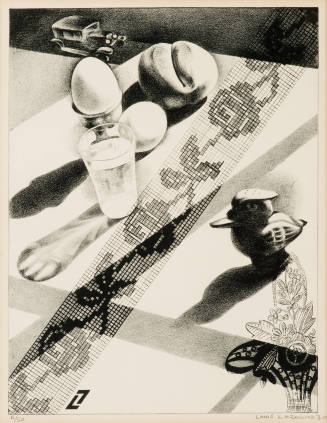 Louis Lozowick, Breakfast, 1930